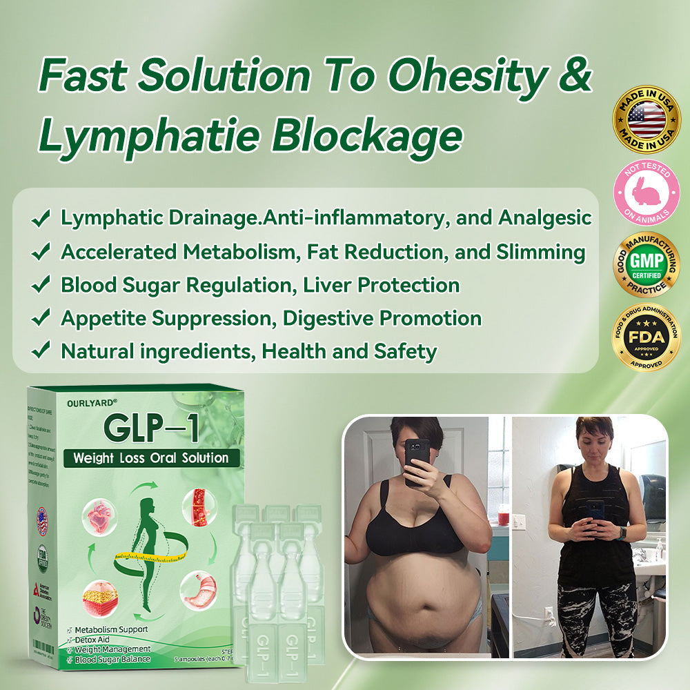 🥝 Official Store |💯 Ourlyard® UsGLP-1 Six-in-One Health Solution Oral Liquid (Just once a day, visible changes in 7 days) ✅ For obesity, cardiovascular health, diabetes, sleep apnea, Gut Health, joint issues, and more